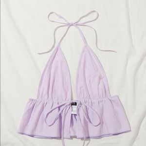Tie halter top